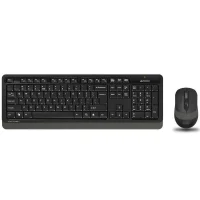 Комплект клавиатура + мышь A4Tech Fstyler FG1010 (черный/серый) фото 1